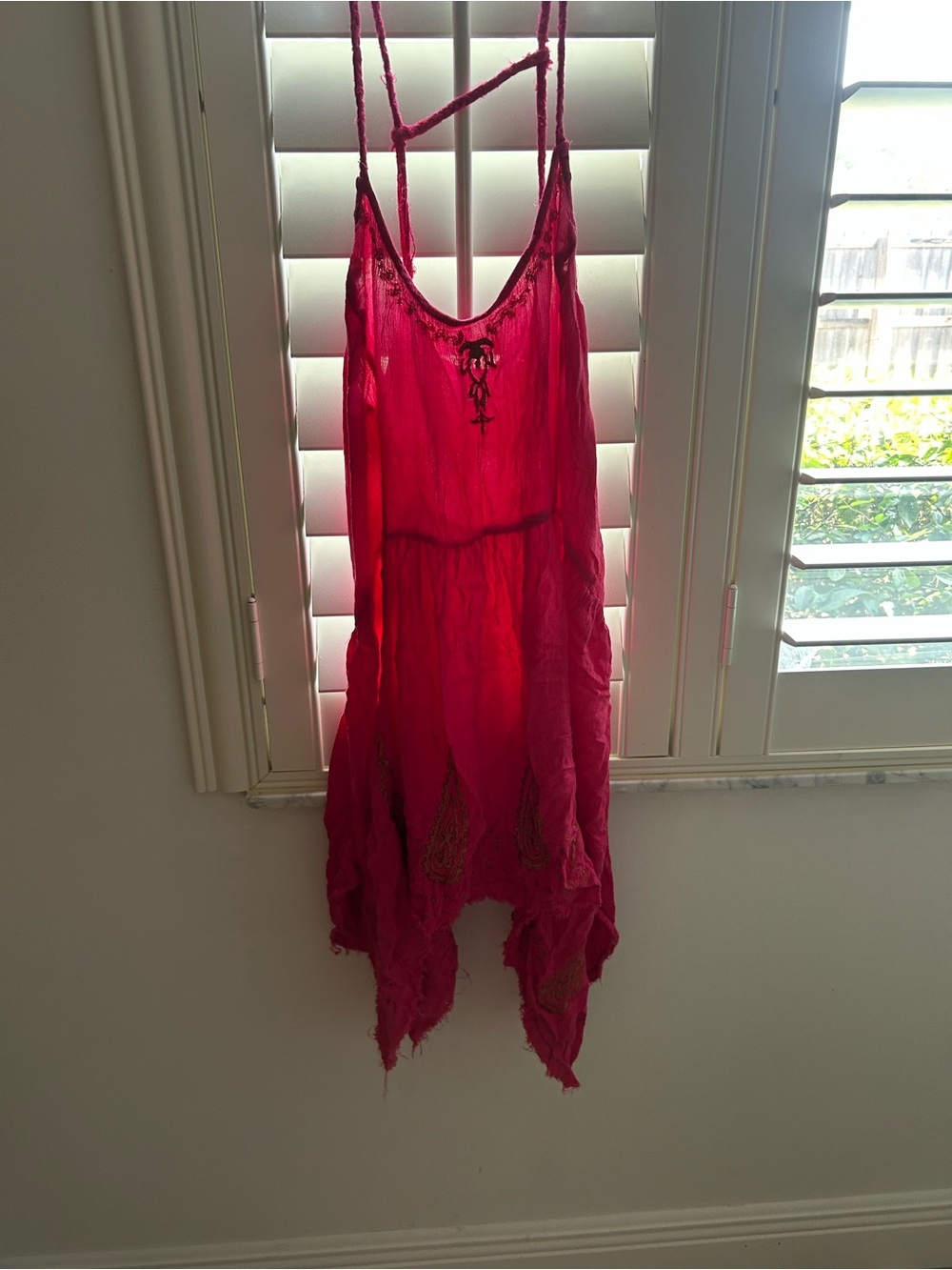 Women’s Hot Pink Lightweight Swim Coverup